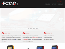 Tablet Screenshot of fcarusa.com